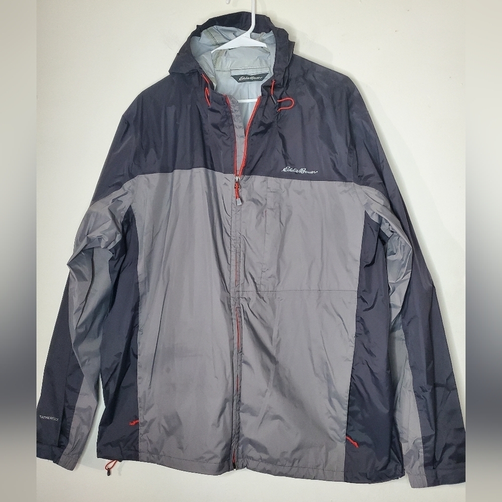 Eddie Bauer Mens Weatheredge Full Zip Jacket Taped Seams Size 2XL Outdoors Hike - Picture 1 of 15